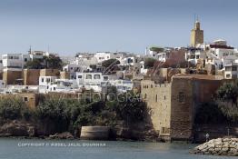 Image du Maroc Professionnelle de  La kasbah des Oudaïas de Rabat est une magnifique petite forteresse surplombant l'embouchure du fleuve Bouregreg érigée par les Almoravides pour lutter contre les tribus Berghouatas, elle séduit par sa quiétude et sa lumière.  Jeudi 6 Octobre 2011. (Photo / Abdeljalil Bounhar)
 